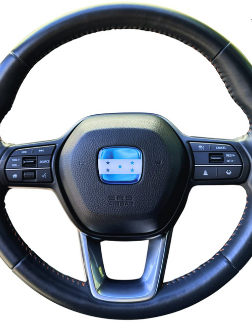 Load image into Gallery viewer, Honduras 3D Emblem Steering Wheel for Automotive - Compatible with Most Hondas
