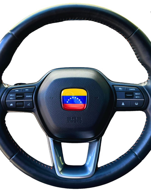 Load image into Gallery viewer, Venezuela 3D Emblem Steering Wheel for Automotive - Compatible with Most Hondas
