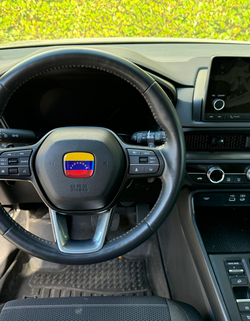 Load image into Gallery viewer, Venezuela 3D Emblem Steering Wheel for Automotive - Compatible with Most Hondas
