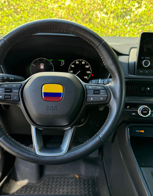 Load image into Gallery viewer, Colombia Flag 3D Emblem Steering Wheel - automotive (comparable with most Hondas)
