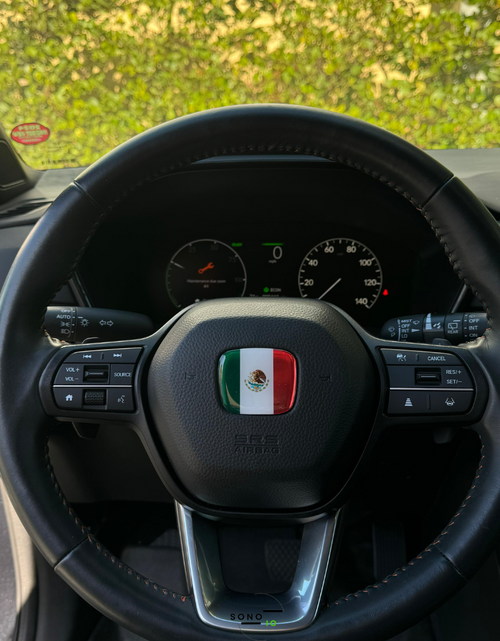 Load image into Gallery viewer, Mexico 3D Emblem Steering Wheel for Automotive - Compatible with Most Hondas
