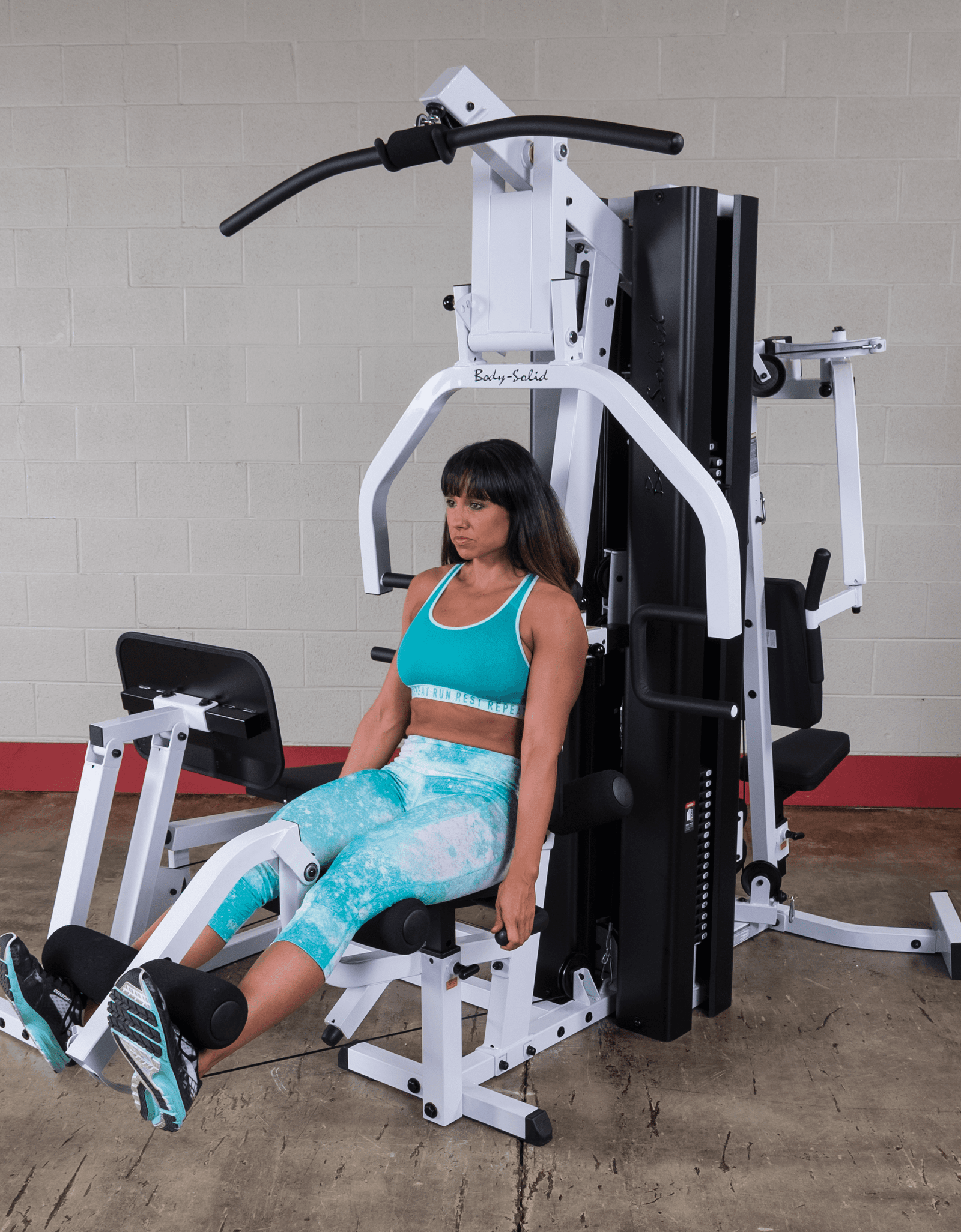 Body Solid EXM3000LPS Commercial Double Stack Gym - 3 Station