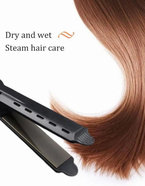 Load image into Gallery viewer, Hair Straightener Four-gear Temperature Adjustment Ceramic Tourmaline Ionic Flat Iron  Widen Panel Professional Styling Tool
