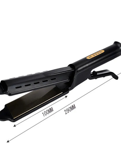 Load image into Gallery viewer, Hair Straightener Four-gear Temperature Adjustment Ceramic Tourmaline Ionic Flat Iron  Widen Panel Professional Styling Tool
