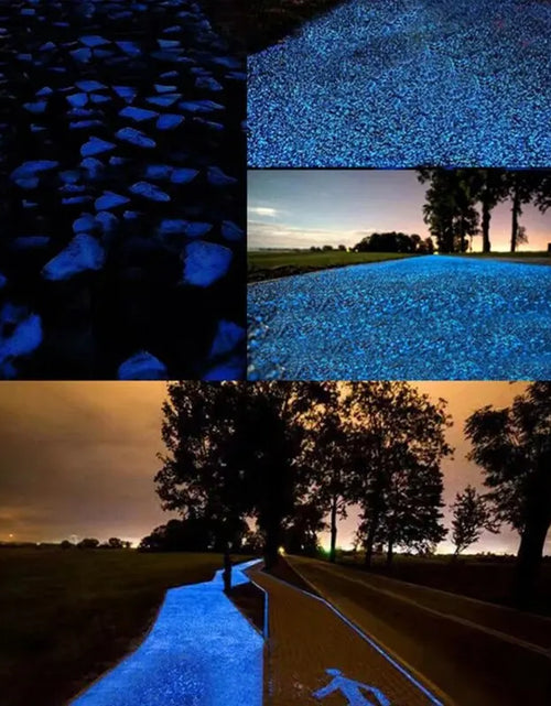 Load image into Gallery viewer, 1000-4000Pcs Luminous Sand Glow in The Dark Pebbles Stone Home Garden Yard Outdoor Path Lawn Decoration Fish Tank Aquarium Deco
