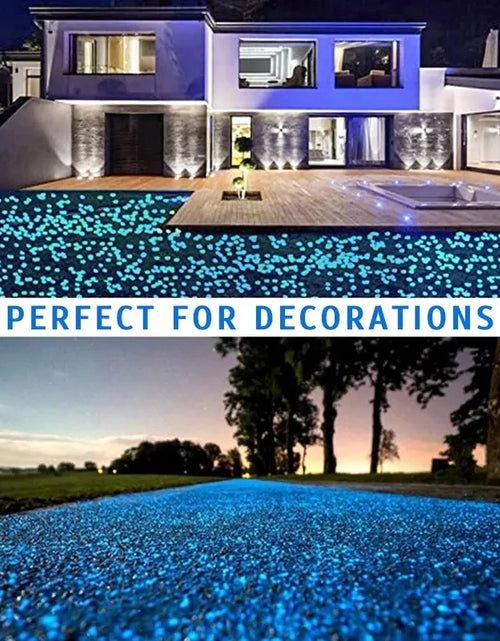 Load image into Gallery viewer, 1000-4000Pcs Luminous Sand Glow in The Dark Pebbles Stone Home Garden Yard Outdoor Path Lawn Decoration Fish Tank Aquarium Deco
