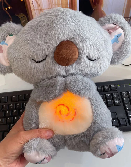 Load image into Gallery viewer, Cute Soothing Koala Calming Anxiety Relief Breathing Koala Bear Toy Sleep Buddy Plush Doll with Lights
