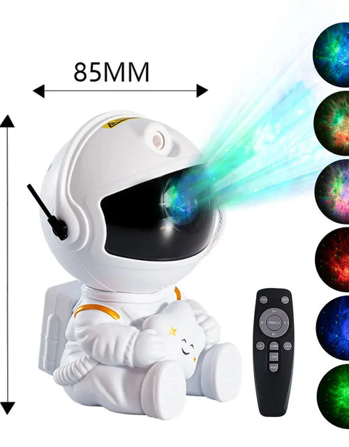 Load image into Gallery viewer, Star Projector Galaxy Light Multiple Nebula Modes Space Astronaut Projector with Remote Control Galaxy Projector for Bedroom Kid
